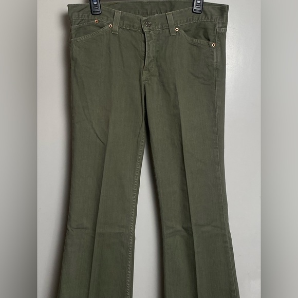 Lucky Brand Dungarees by Gene Montesano Juniper Flare Regular Fit Size 6/28 - Picture 2 of 12